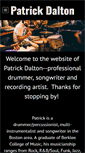 Mobile Screenshot of patrickdaltonmusic.com
